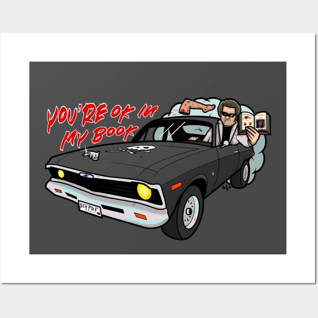 Death proof stuntman mike Chevy nova Wall Art by DiLoDraws